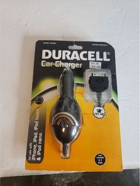 Duracell Car Charger iPod, Old iPhone